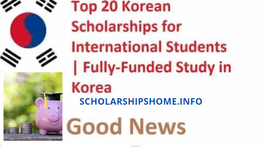 Top 20 Korean Scholarships for Global Understudies having a place from any region of the planet. It's a chance to get a Full Financed study in South Korea.