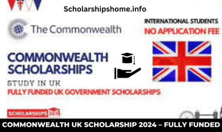 Commonwealth UK Scholarship 2024 – Fully Funded