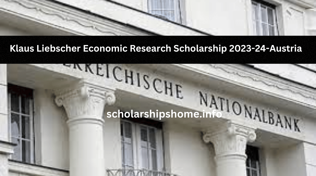 Klaus Liebscher Economic Research Scholarship 2023-24-Austria