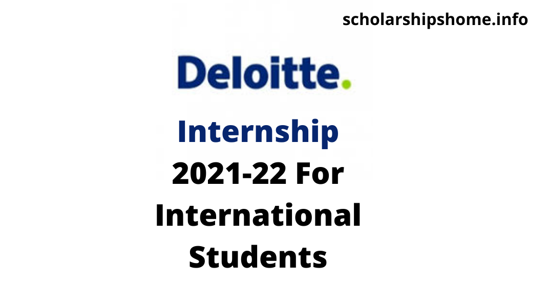 Deloitte Internship 2021-22 For International Students