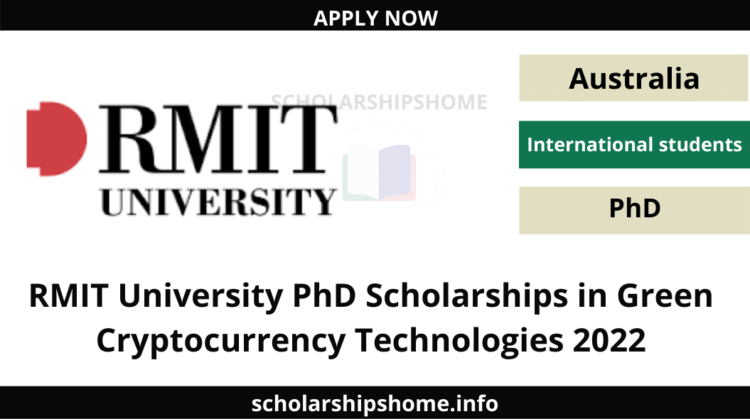 RMIT University PhD Scholarships RMIT University in Australia is pleased to invite applications from eligible candidates and candidates to apply for a PhD Scholarships