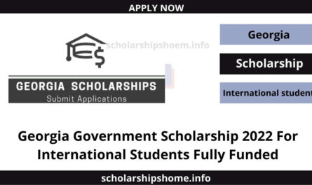 Georgia Government Scholarship 2022 For International Students Fully Funded