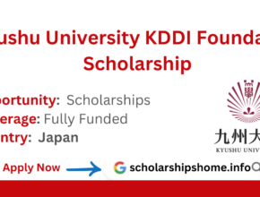 Kyushu University KDDI Foundation Scholarship