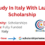 Study In Italy With Lazio Scholarship 2024 | Fully Funded