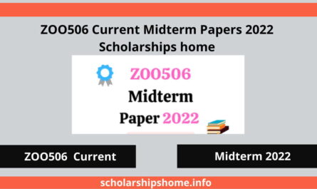 ZOO506 Current Midterm Papers 2022 – Scholarships home