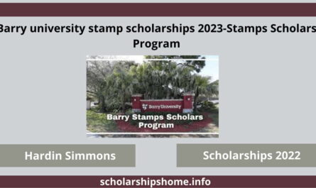 Barry university stamp scholarships 2023-Stamps Scholars Program