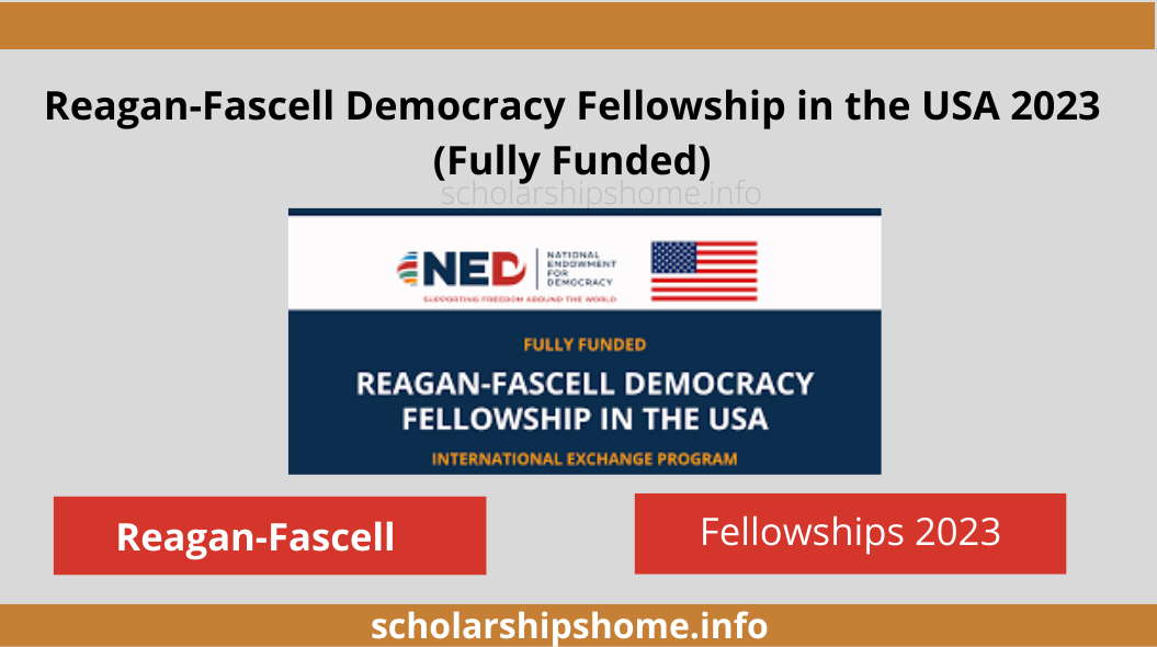 Reagan-Fascell Democracy Fellowship in the USA 2023 (Fully Funded)