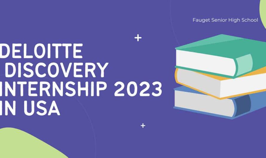 Deloitte Discovery Internship 2023 in USA – Get Paid to Uncover Your Potential