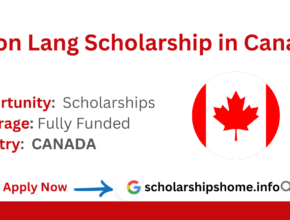 Jason Lang Scholarship in Canad