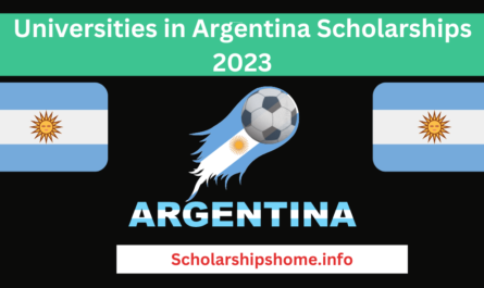Applicants are now invited to apply for the Universities in Argentina Scholarships 2023. there are many organizations and institutions in Argentina that offer scholarships to students
