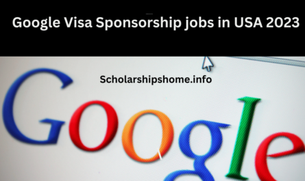 Google Visa Sponsorship jobs in USA 2023